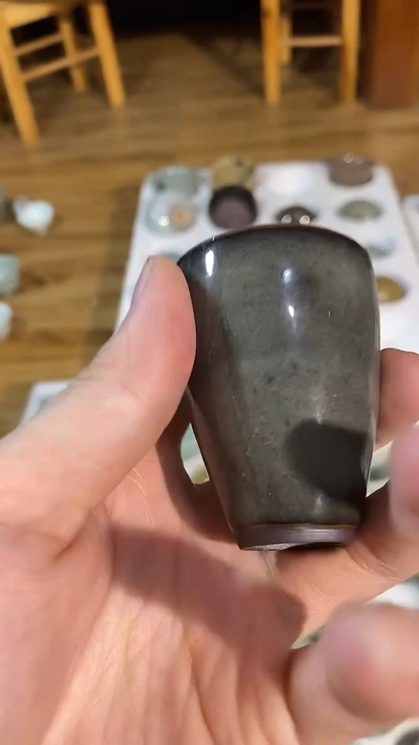 【山隐青瓷】龙窑柴烧杯子   微瑕