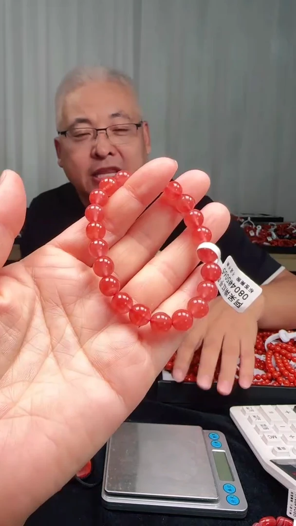 未镶嵌多样性发一件南红玛瑙8mm保山圆珠单圈