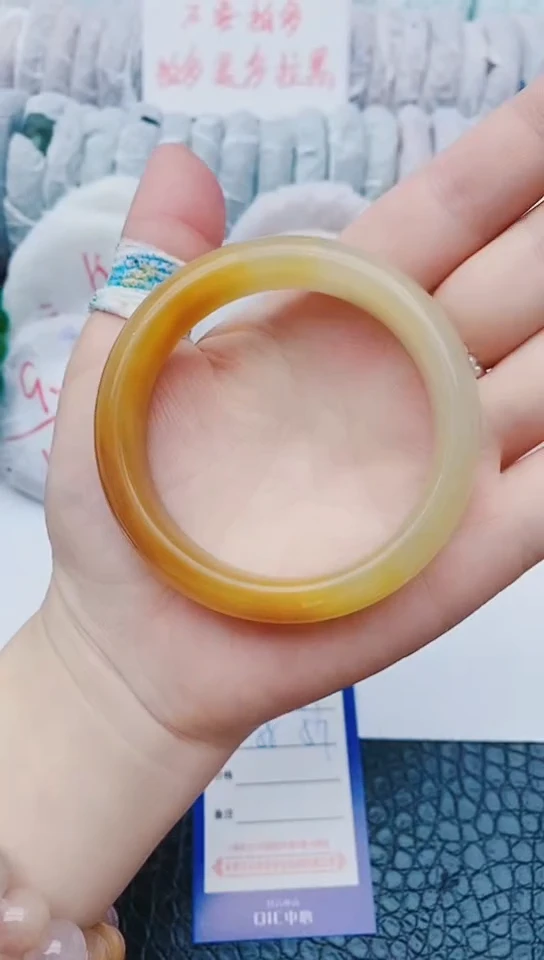 未镶嵌手镯石英质玉y209+57-58