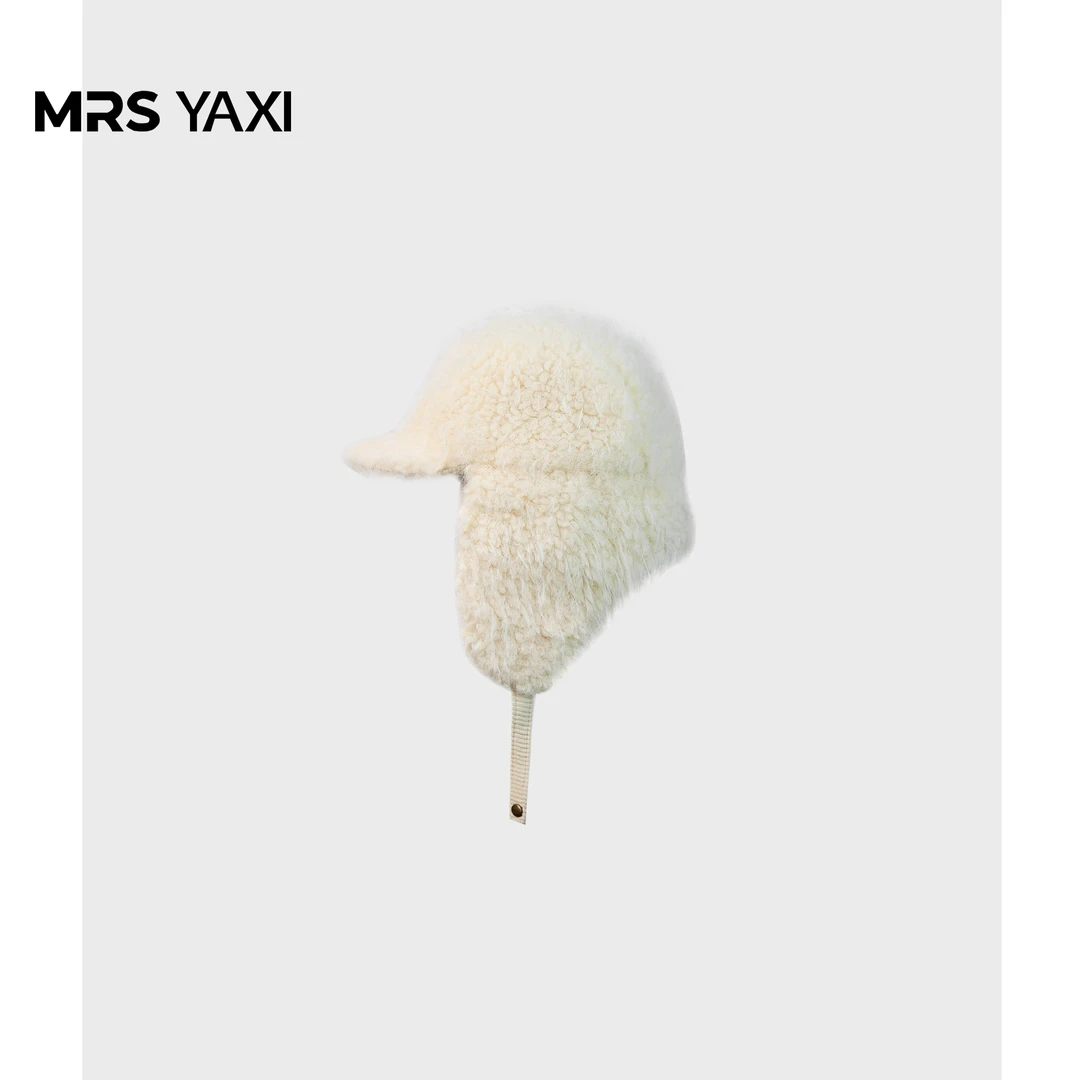 Mrsyaxi冬季百搭毛绒棒球帽YX4120405