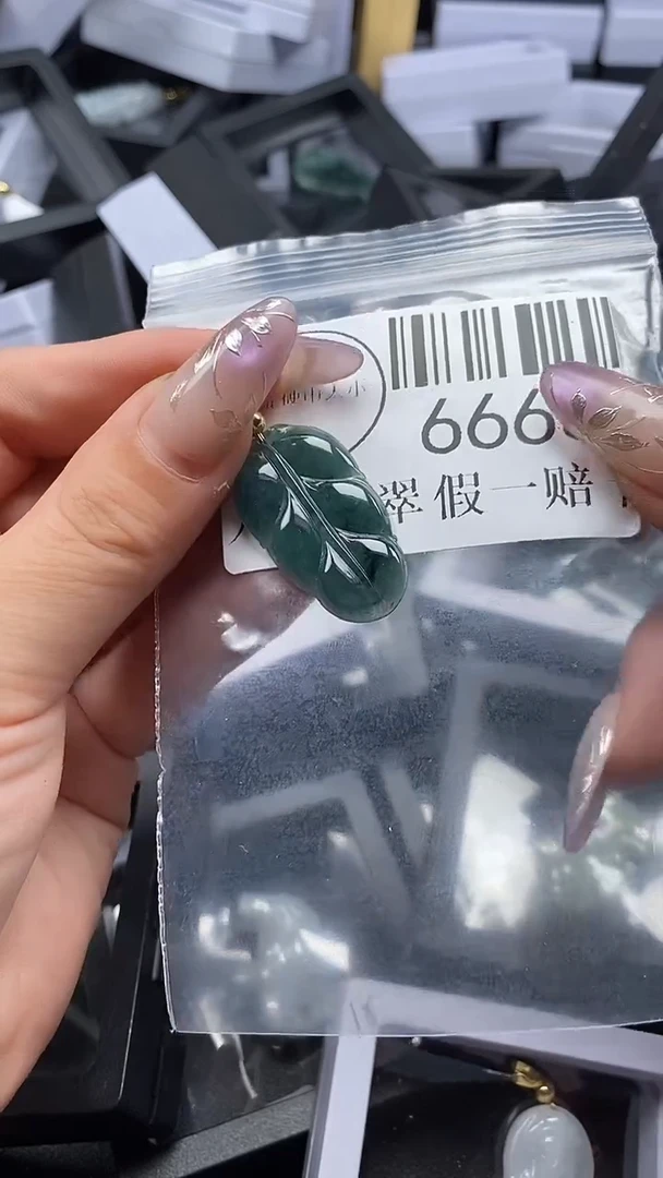 吊坠(不含链)未镶嵌翡翠6663