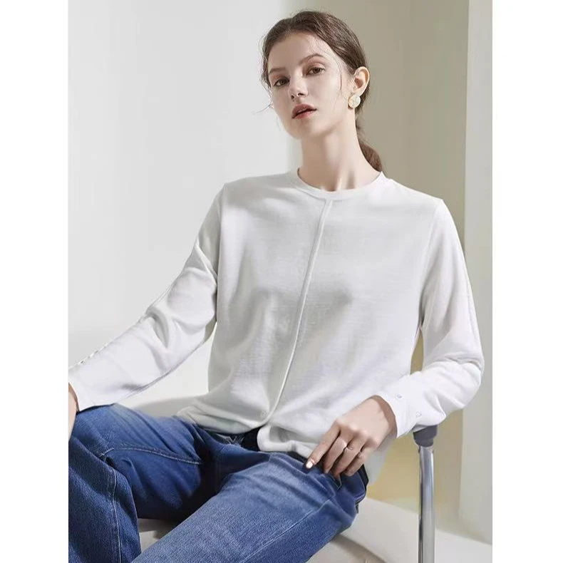 JR-人体美学！制片人棉麻长袖T恤，004