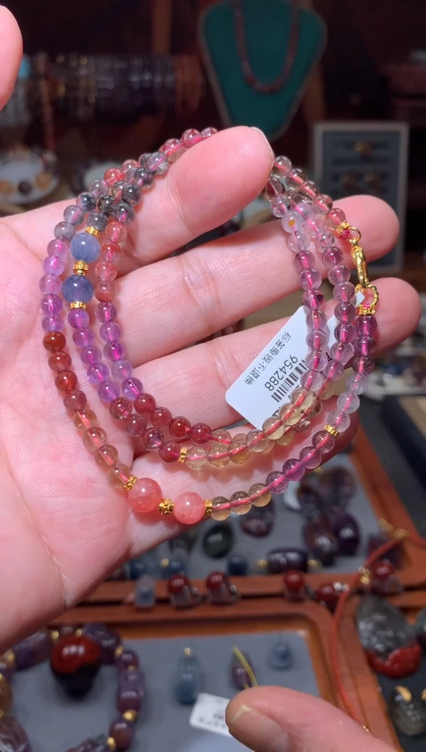 未镶嵌珠宝半成品水晶极光万能链4mm+多样性