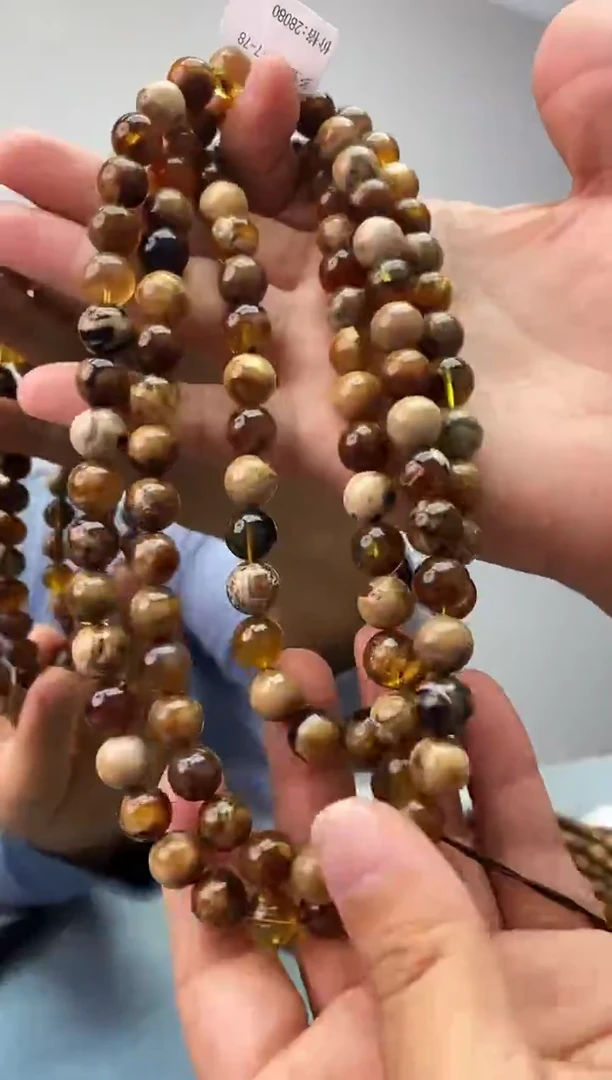 琥珀未镶嵌珠宝奇石假一罚十，多宝多样性发一件077