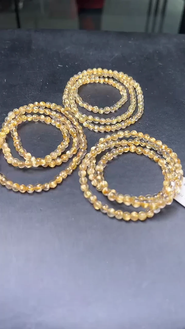 未镶嵌手串水晶多样性发一 钛晶多圈手串4mm+ JP57232