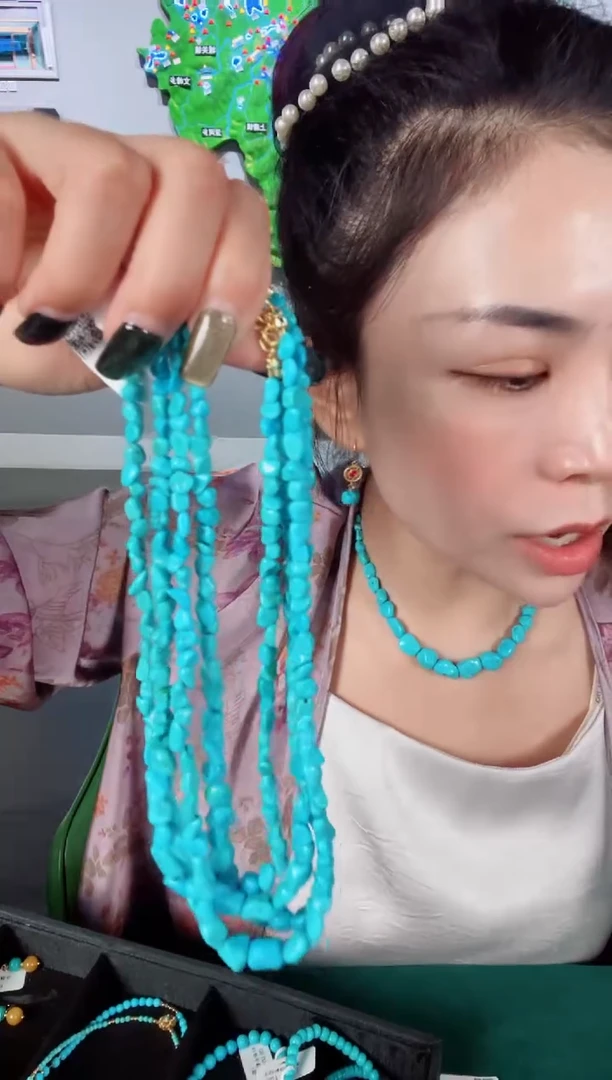 未镶嵌绿松石项链发货一件