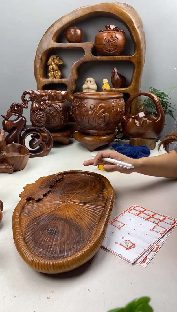 香樟木A58荷叶干泡/尺寸27*44*4.5