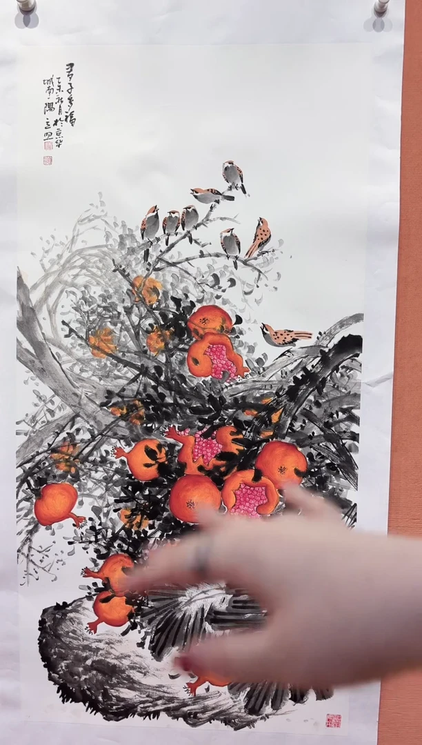 国画师立照老师国画作品