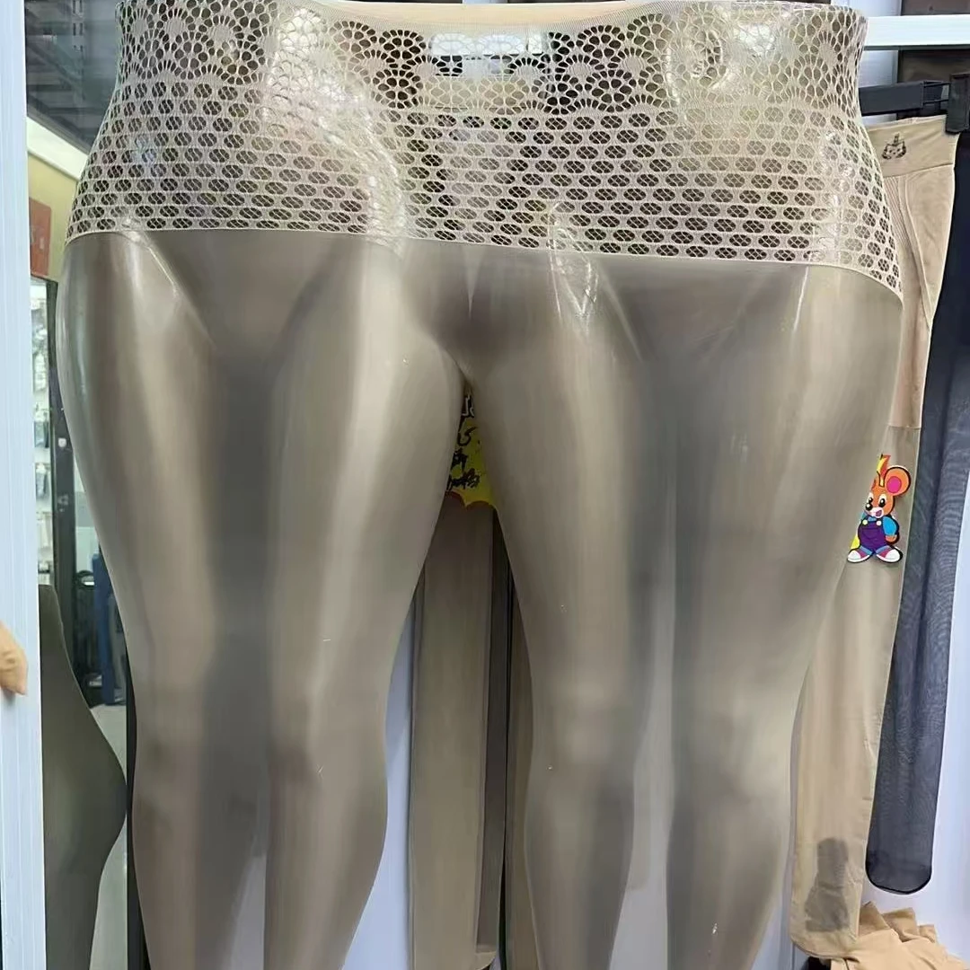 【大码专属 300斤超大款】加肥加大0D苹果臀马油袜 镂空无裆360