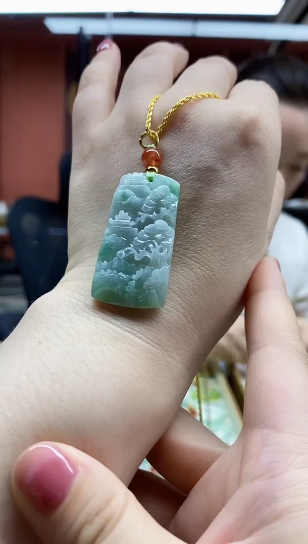 颈饰未镶嵌翡翠翡翠吊坠