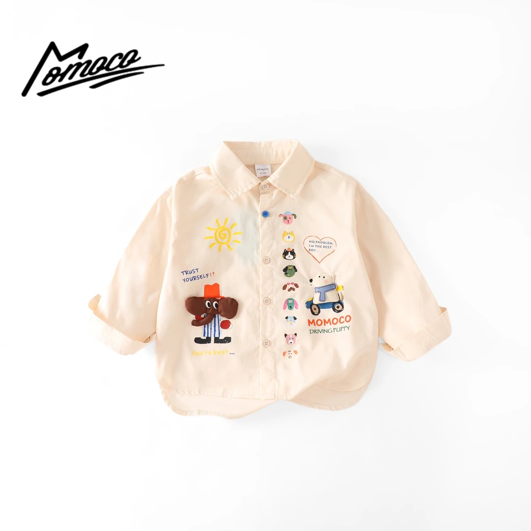 【芷芸专属】玛米玛卡男童潮流卡通印花衬衫 77130234007