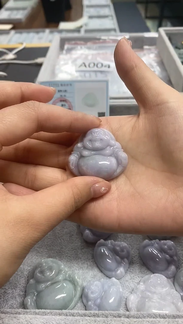 翡翠未镶嵌颈饰304天然缅甸A货翡翠