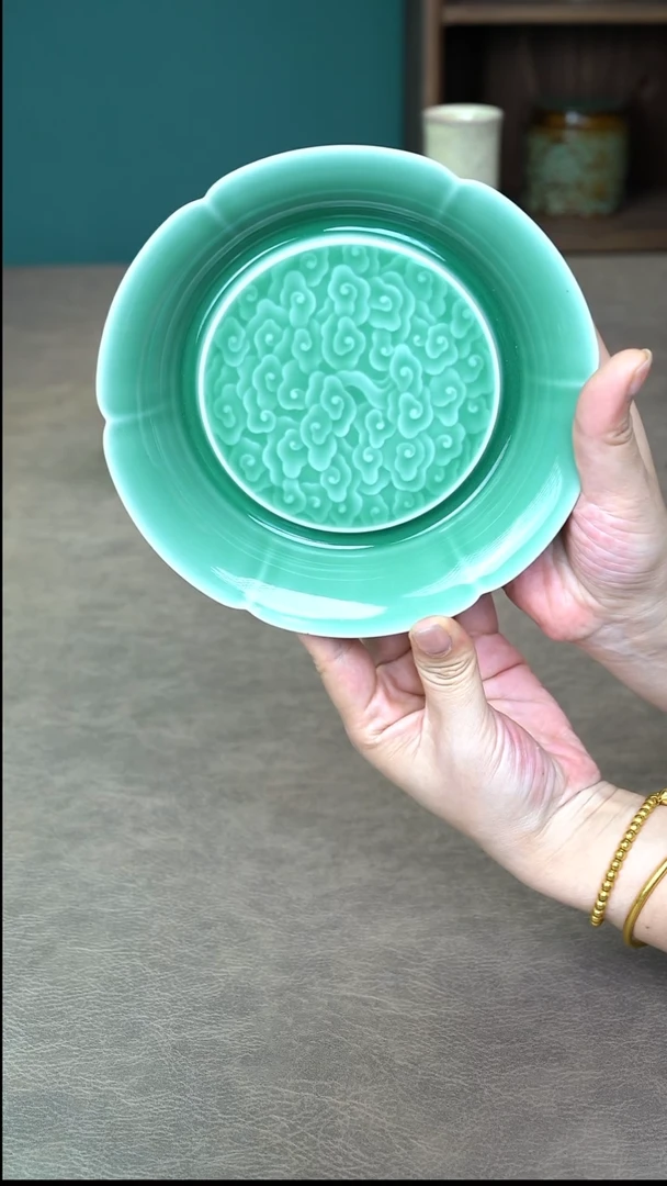 龙泉青瓷手工茶器