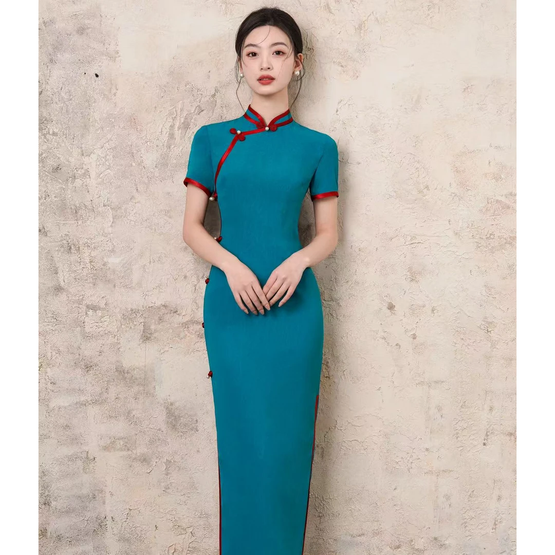 【芳华】苏囡囡2025年新款显白文艺书香气国风气质日常旗袍连衣裙