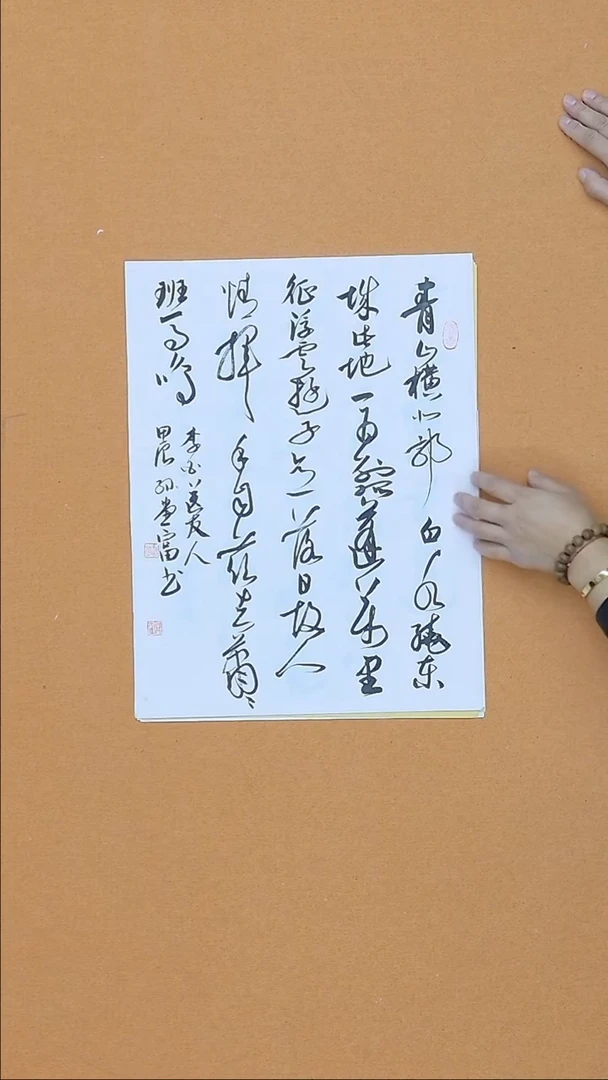 书法孙堂富 34*45 山东临沂