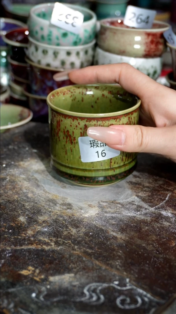 摆件精品窑变钧瓷茶器