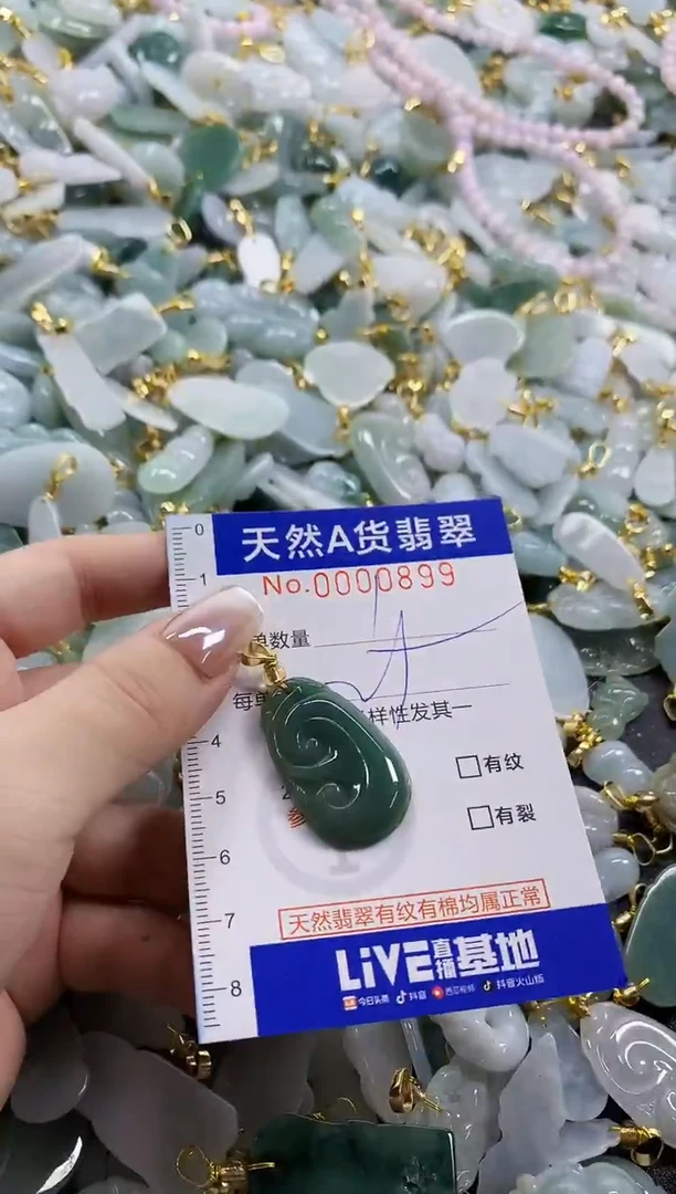 颈饰未镶嵌翡翠天然A货翡翠