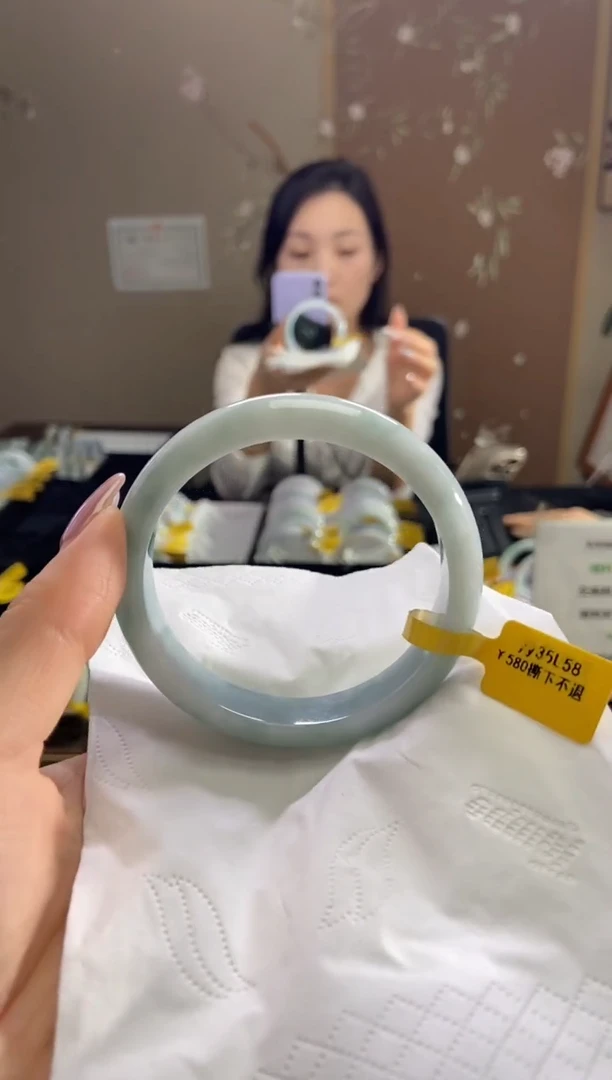未镶嵌手镯翡翠58.1圈口t