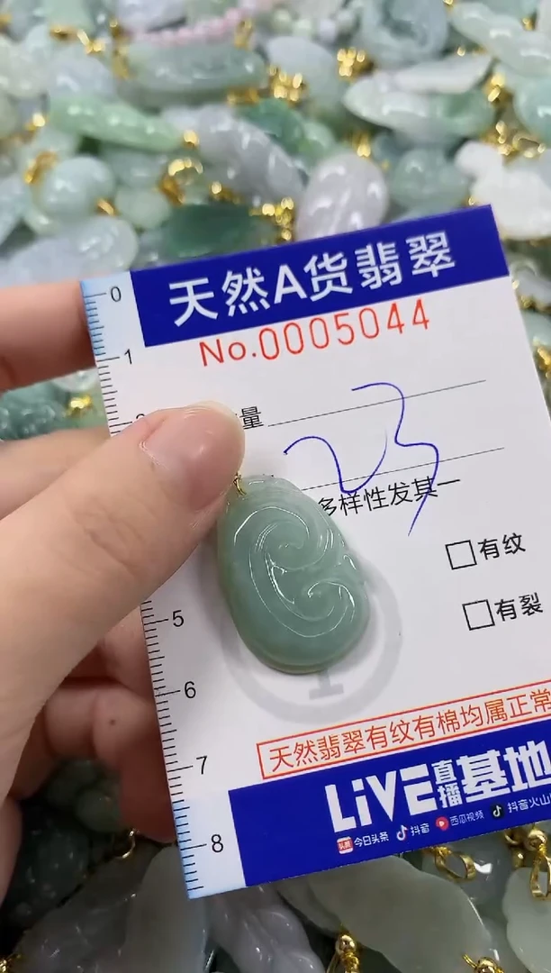 颈饰未镶嵌翡翠天然A货翡翠