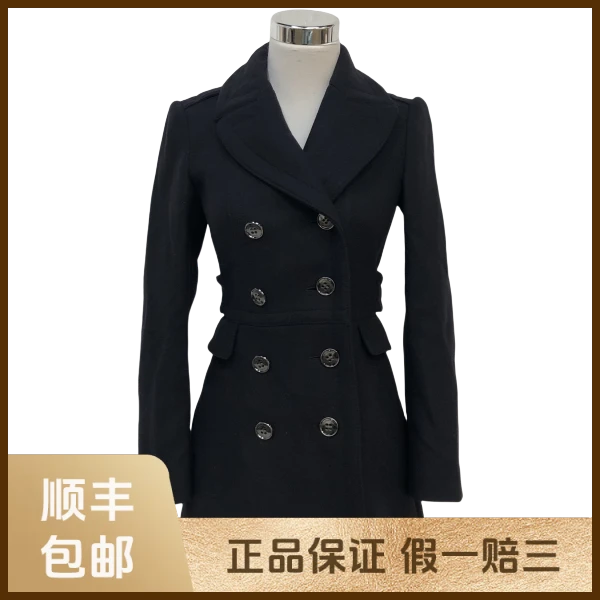 妃鱼/博柏利/羊毛/大衣/95新/s零九一七