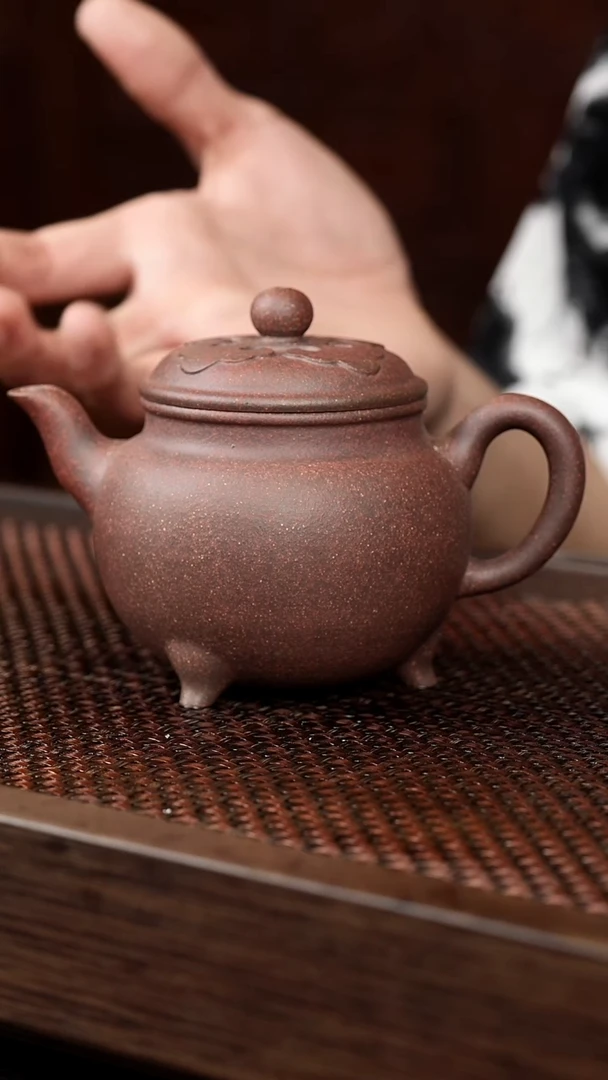 茶壶紫砂岩中泥六拼大彬如意