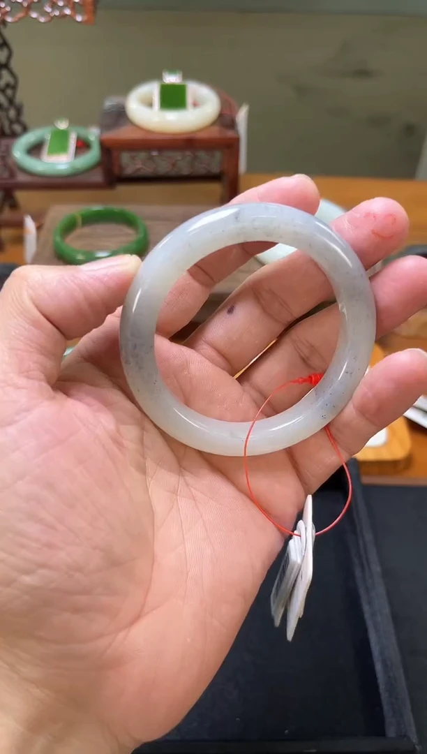 未镶嵌手镯和田玉新疆黑山 55圈 3