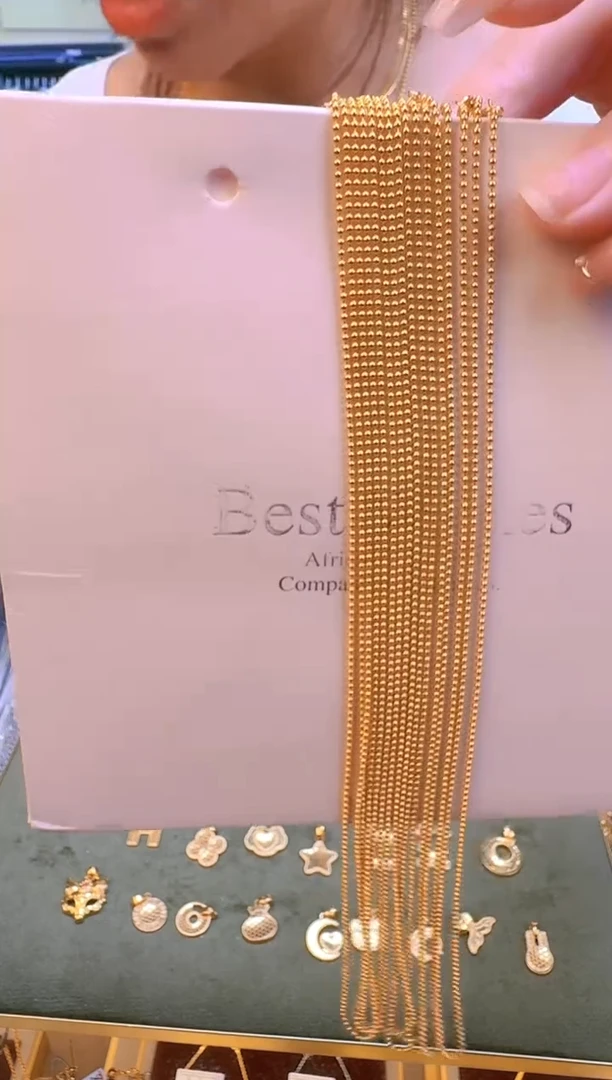 45cm固定不可调节光面珠珠链1.79g（多样性发货