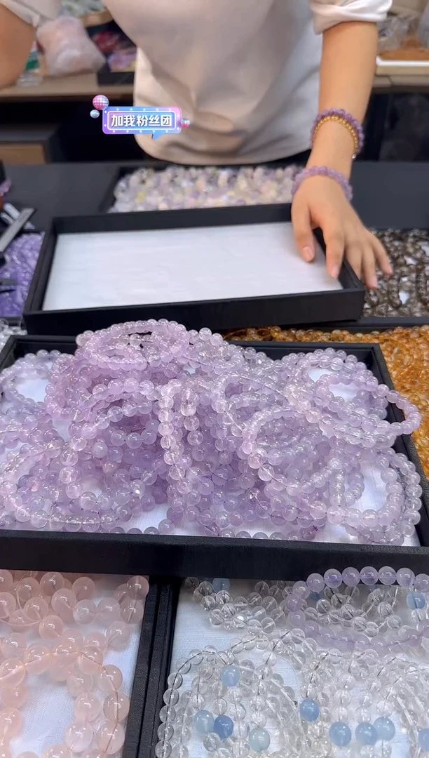 【闪购商品】水晶手串未镶嵌166/多样性发其一/卡9