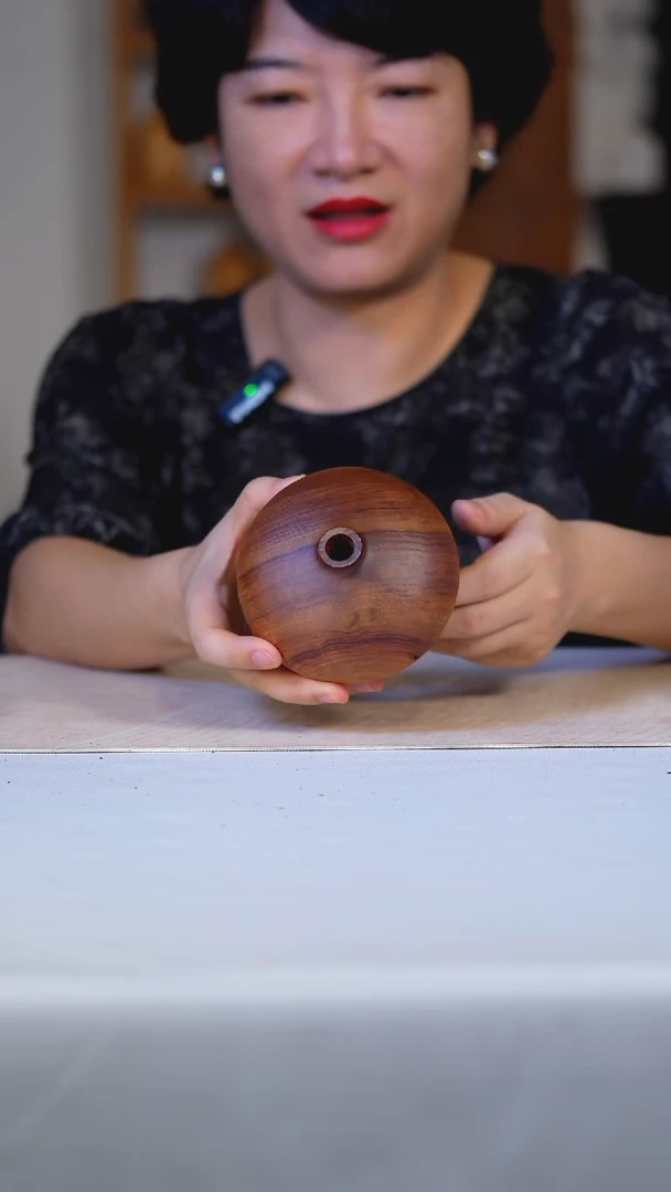 香樟木木花瓶2785