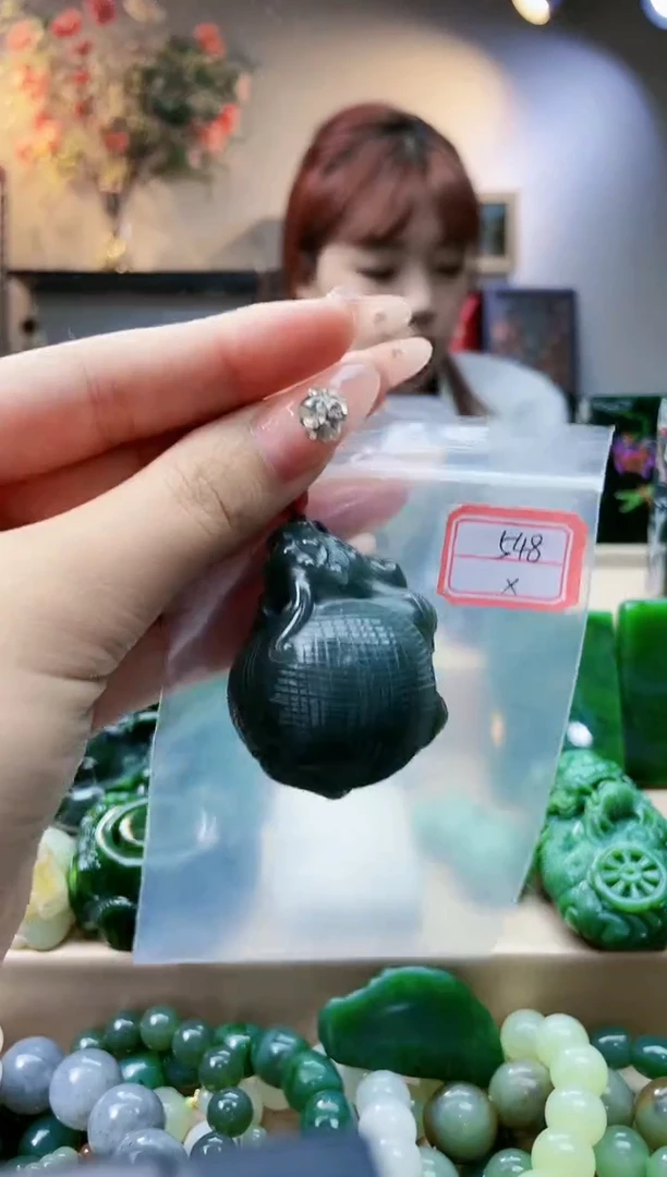 和田玉未镶嵌挂件1