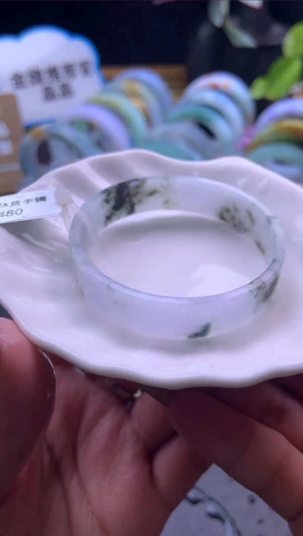 未镶嵌手镯定制翡翠49-50「定制不退不换」