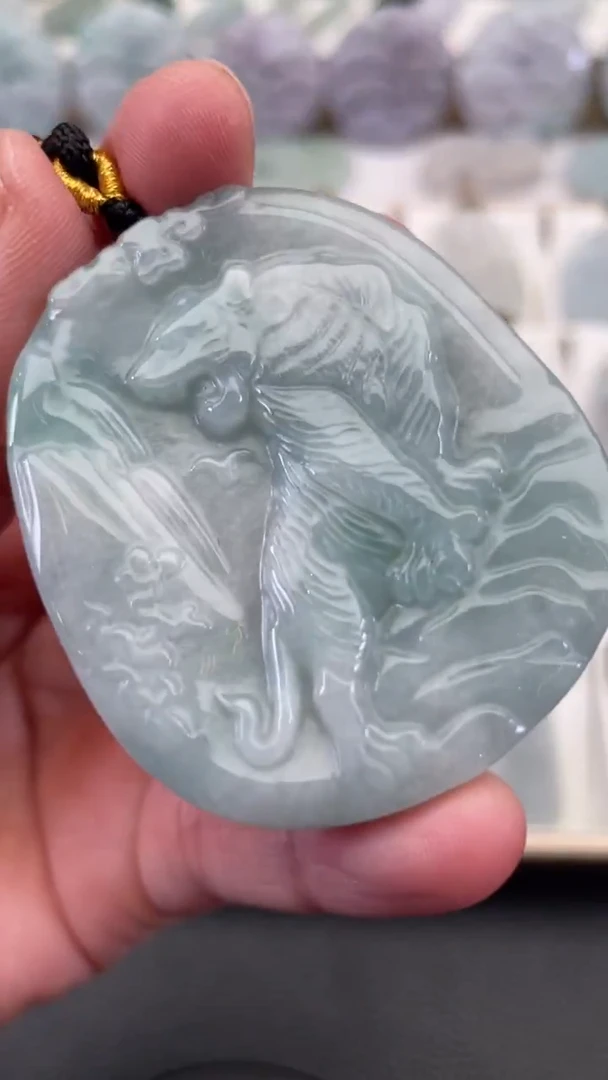 颈饰未镶嵌翡翠天然缅甸翡翠A货106