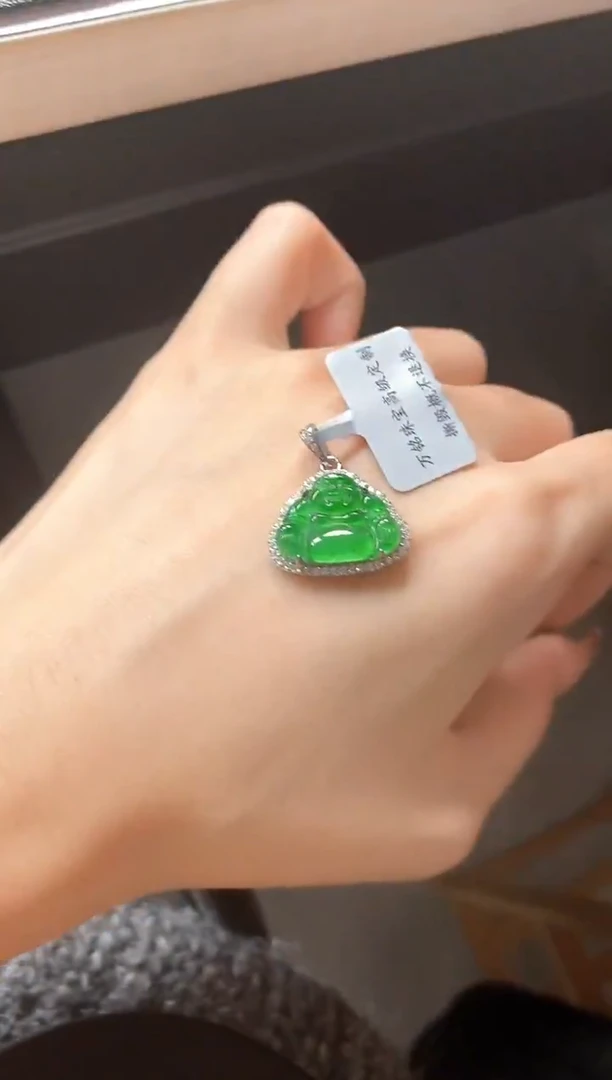 银S925镶嵌戒指翡翠51511