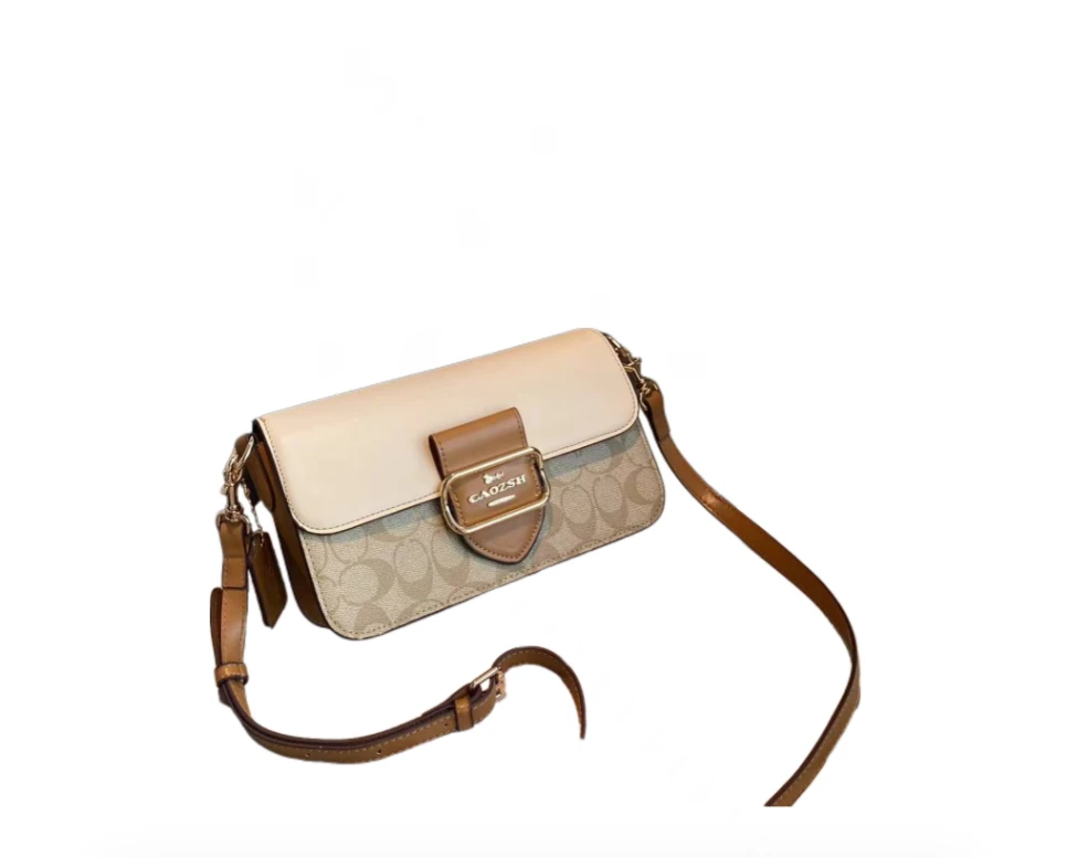 CH029棕色单肩包黑色百搭通勤