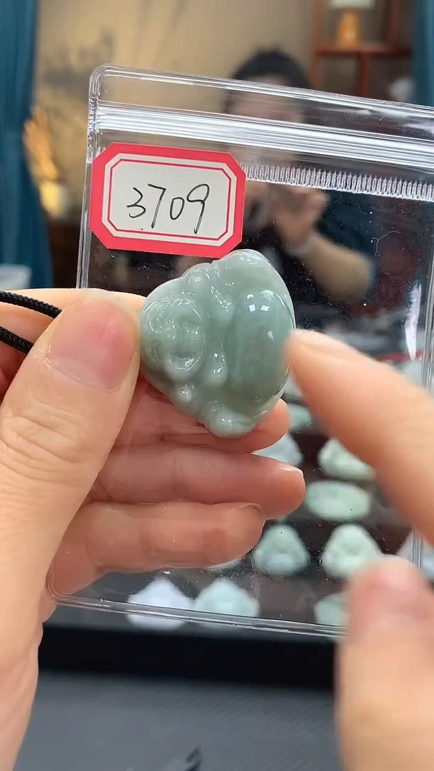 颈饰未镶嵌翡翠佛公3709