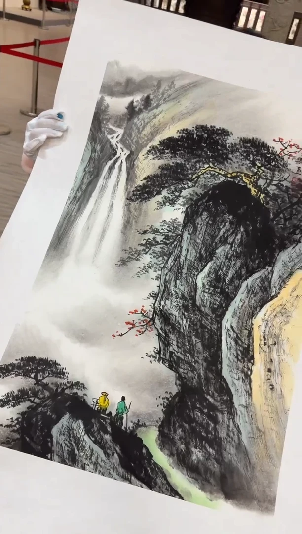 国画10赵隆轩美术馆李庆兴老师作品