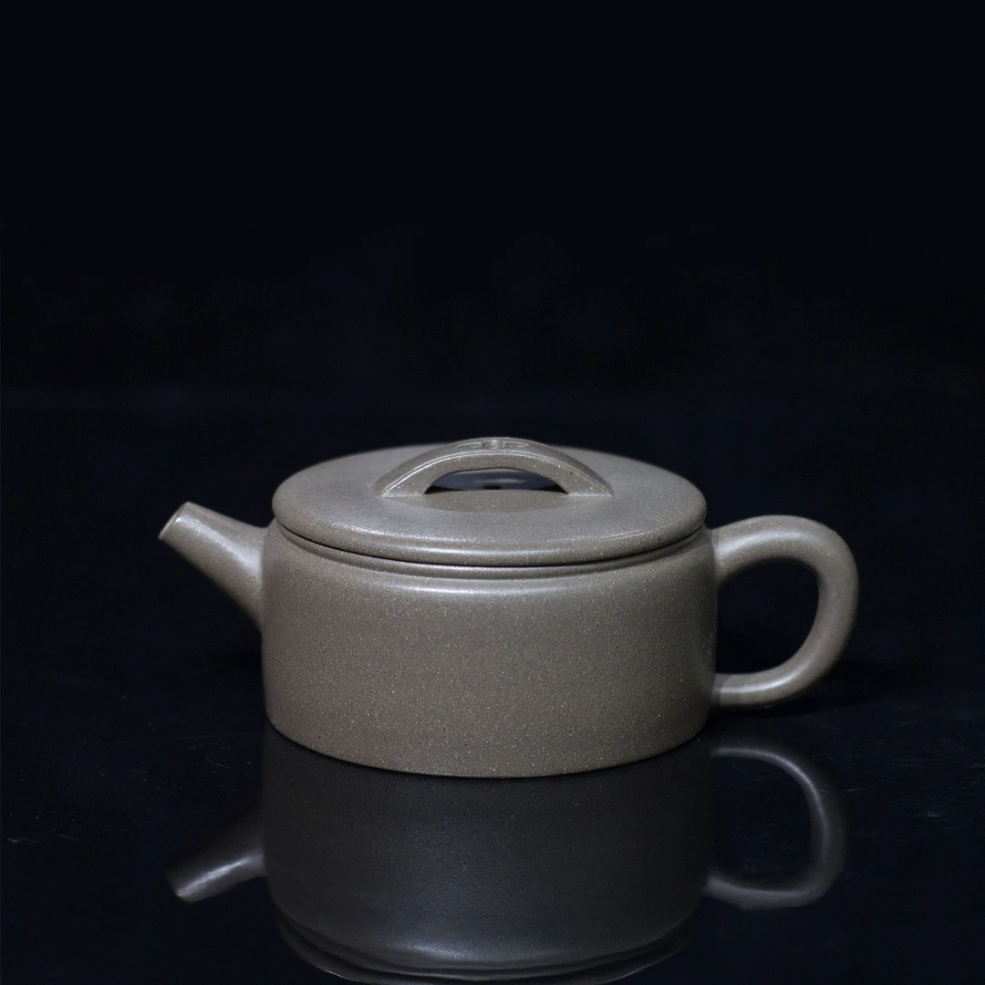 原矿蟹壳青汉瓦紫砂壶180CC周建老师手作