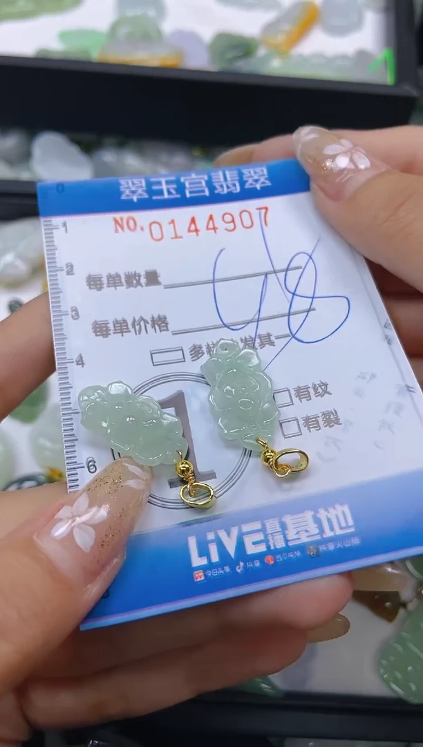 翡翠未镶嵌颈饰闪购0144907