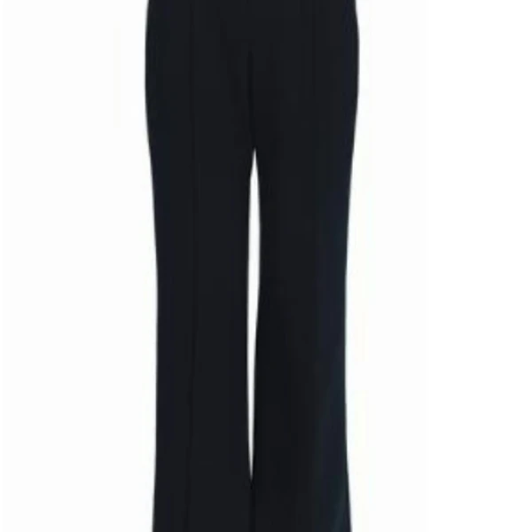 【曼德诗】微喇叭女秋季时尚拉毛造型感微喇裤显瘦长裤