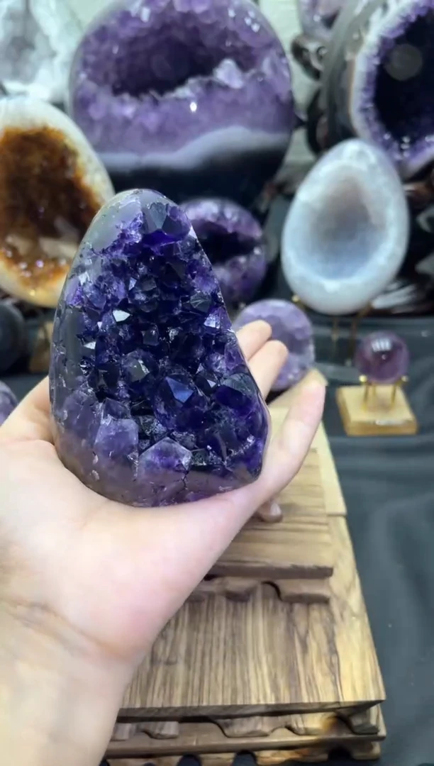未镶嵌大型摆件（非配饰）紫晶303号摆件