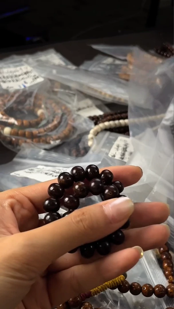 手串星月菩提奇*君精工级赤金苹果珠10*8手串