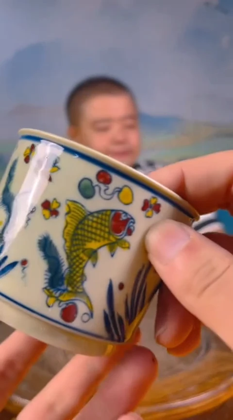 摆件景德镇陶瓷青花摆件26