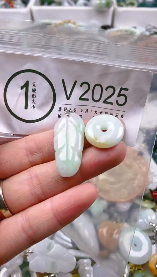 【闪购商品】翡翠颈饰未镶嵌/V/翡翠A货一图一物