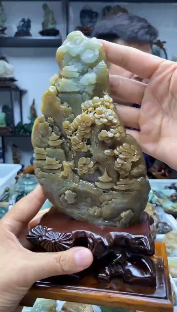 未镶嵌和田玉摆件1