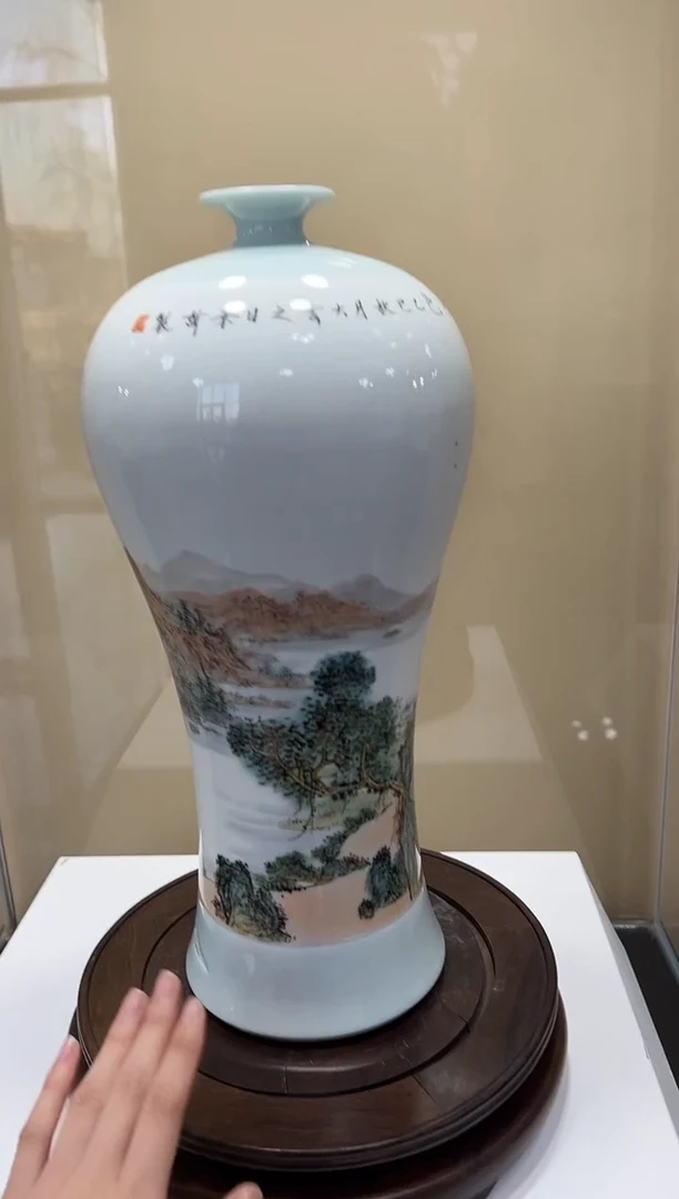 其他瓷崔景哲-瓷器-A小-湖光山色