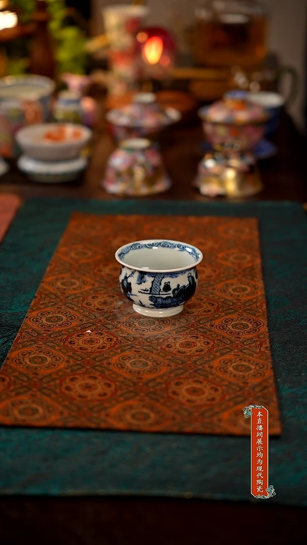 瓷片景德镇窑口茶器7647