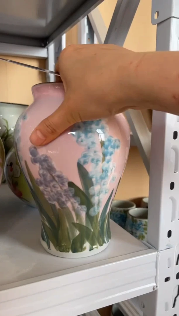 瓶陶景德镇手绘陶瓷