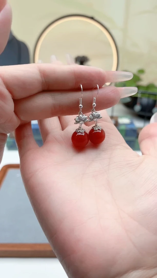 未镶嵌耳饰玛瑙/玉髓302