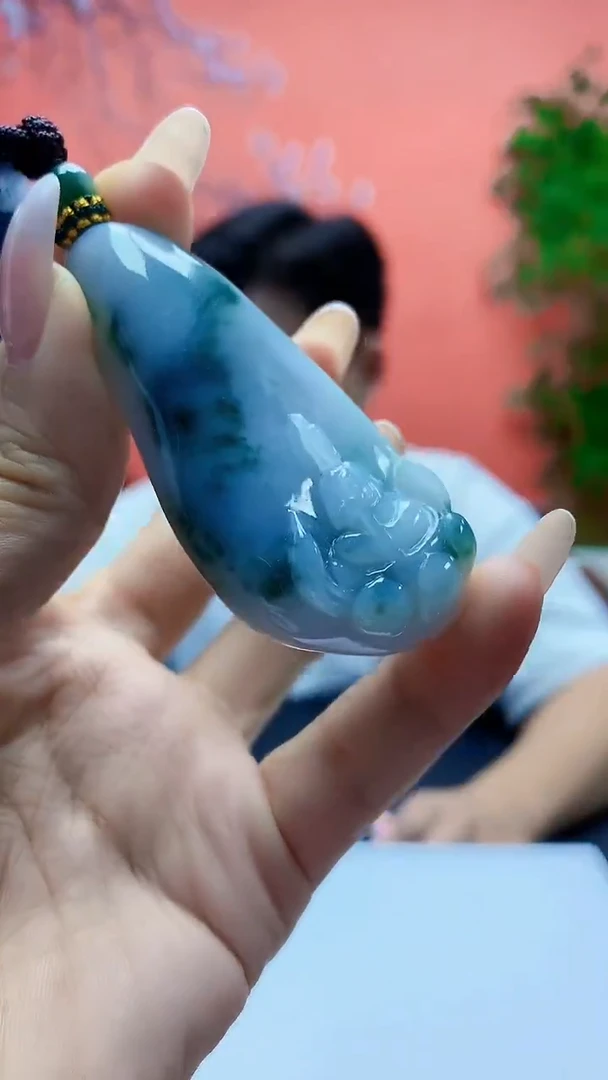 未镶嵌定制翡翠4917ty-毛货挂件30