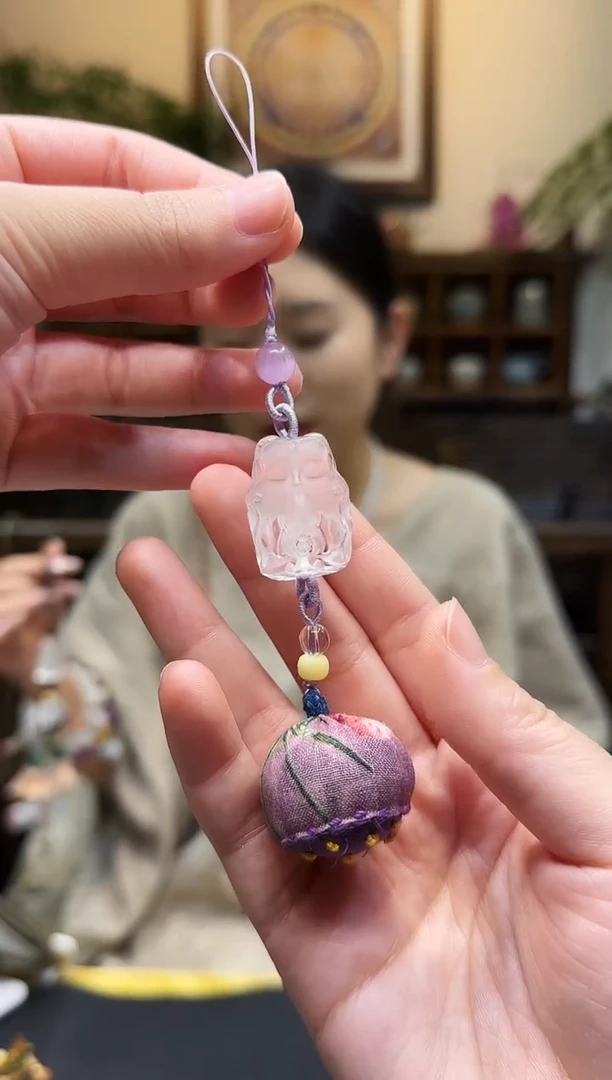 颈饰未镶嵌水晶挂件